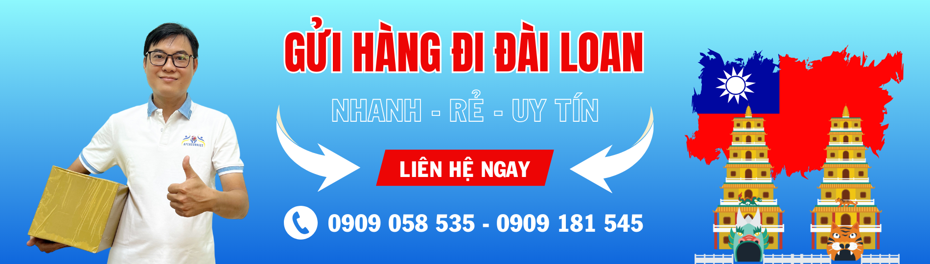 gửi hàng đi Đài Loan